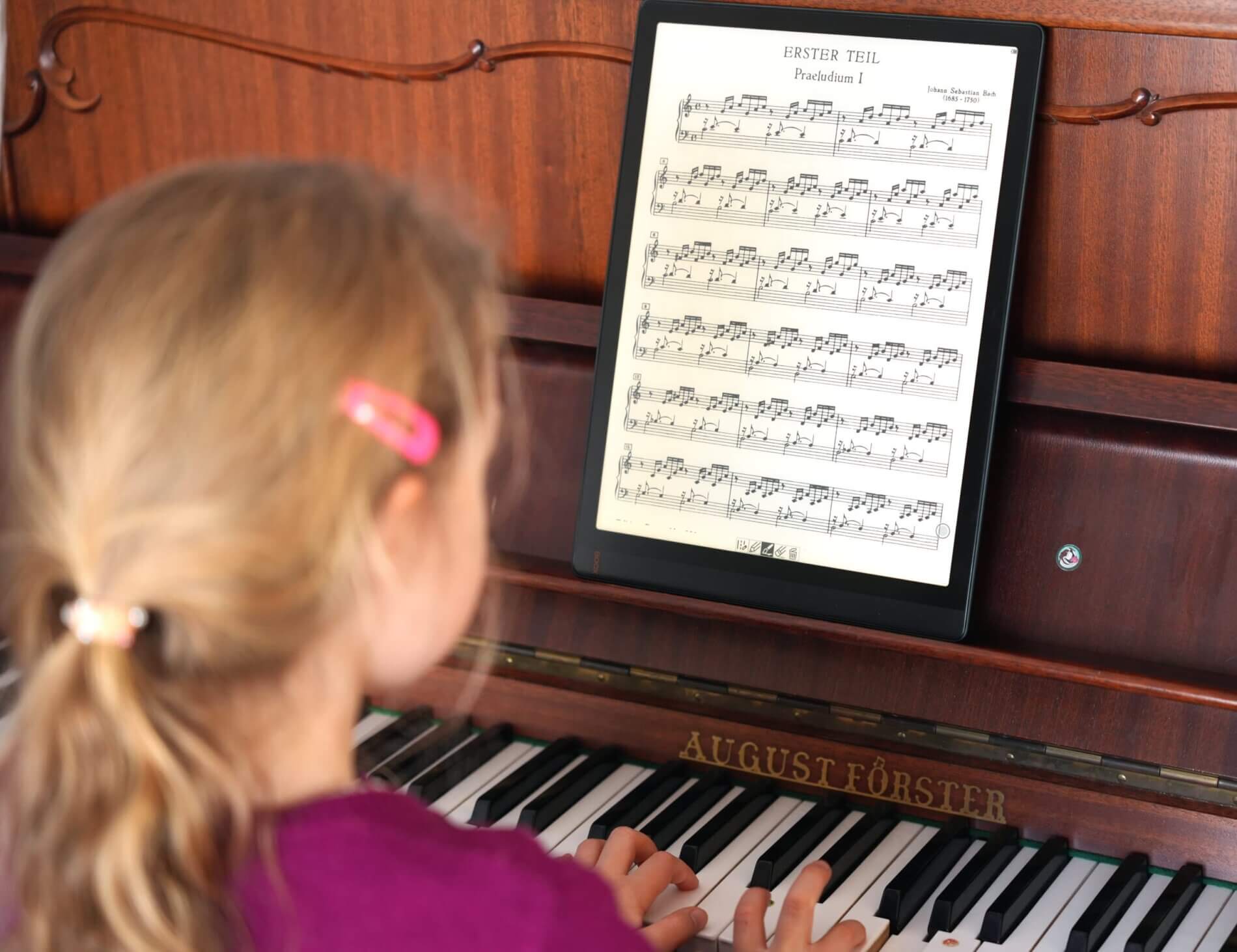 E-Reader im Musikunterricht, Gesangs- und Instrumentalunterricht, für Studenten und Autodidakten.