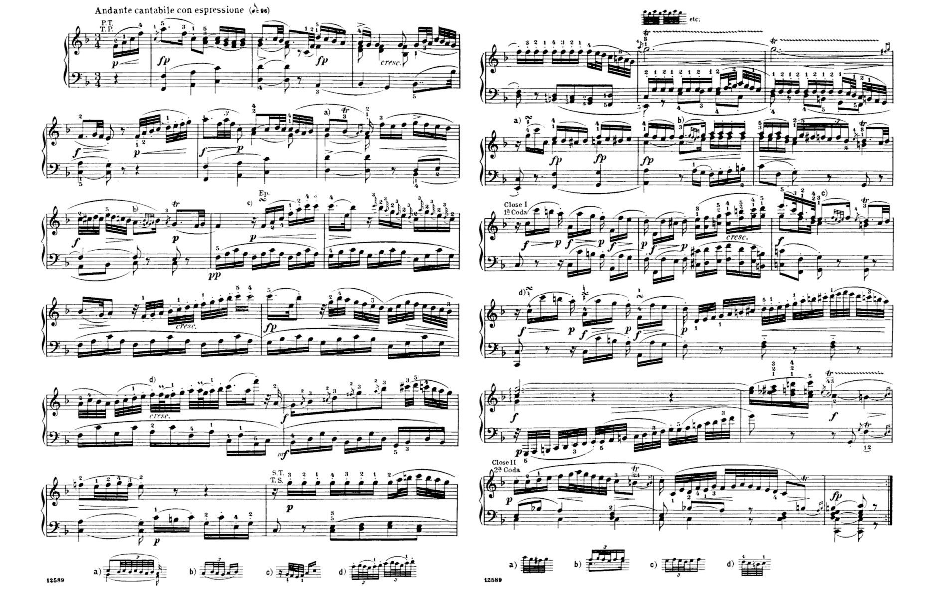 Mozart Klaviersonate auf dem Samsung Galaxy Tab S8 Ultra