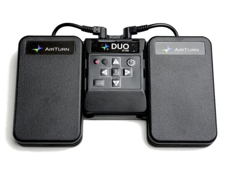 AirTurn Duo 500, Bluetooth-Umblätterpedal (page turner)