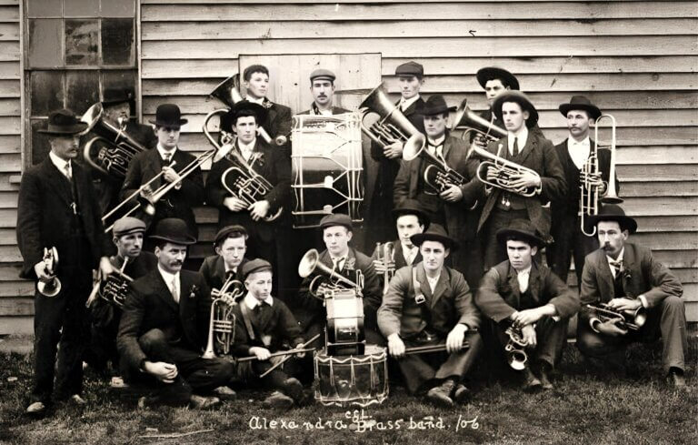 Diese Blaskapelle benutzt keine Tablets – Alexandra Brass Band, Australia (1906)
